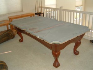 Proper pool table moving process in Miami Florida